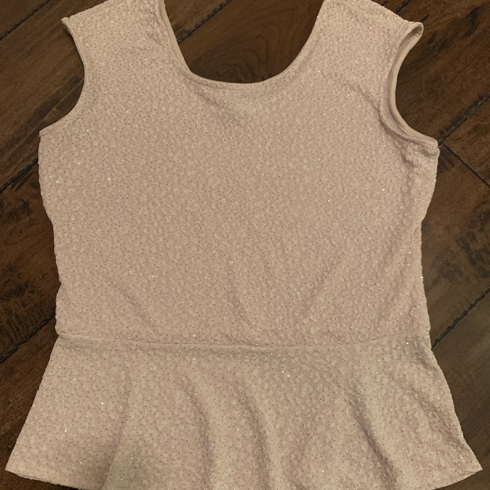 Shimmer Peplum Blouse